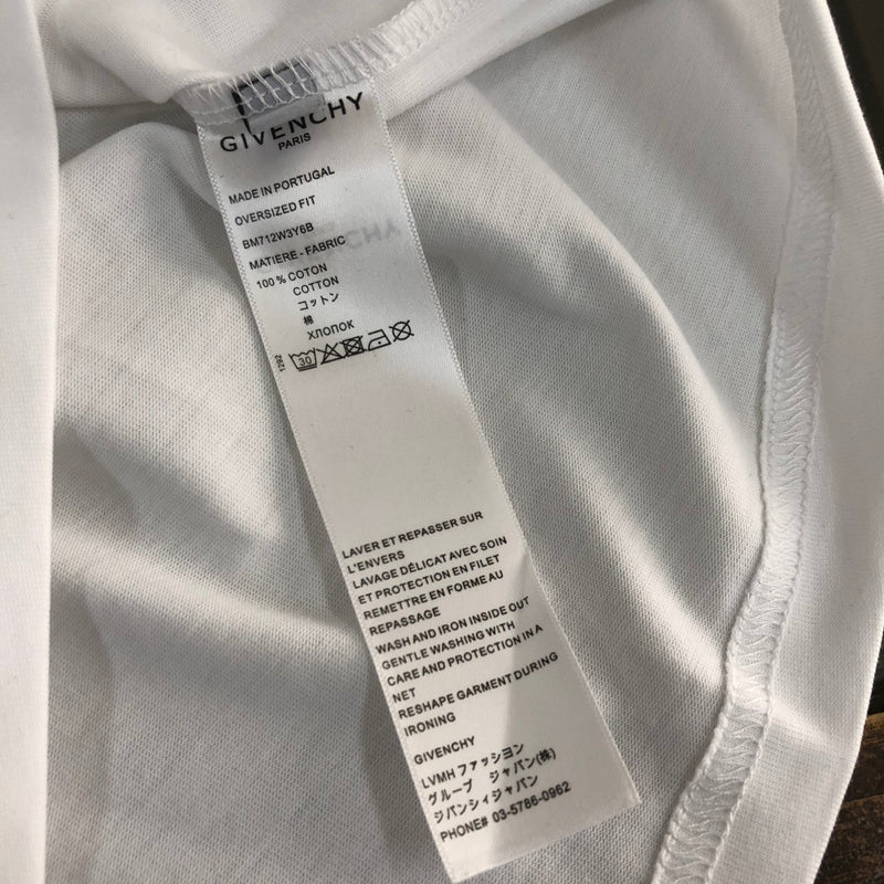 Side profile of Givenchy luxury clothing with relaxed-fit cut