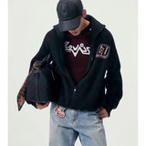 Front view of Louis Vuitton luxury clothing with contemporary cut