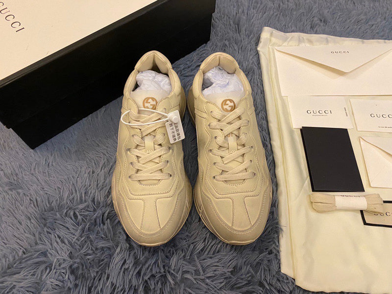 Gucci crisp white luxury sneakers view 9 cushioned comfort fit