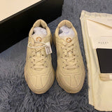 Gucci crisp white luxury sneakers view 9 cushioned comfort fit