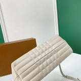 Sleek Faux Leather Handbag - Modern Structured Build | Women's Designer-Inspired Purse #1102 - texture close-up (image 9) of designer-inspired handbag
