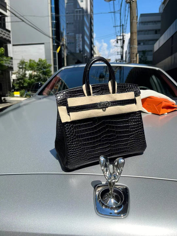 Close-up detail of modernist bag design