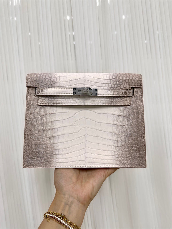 Sculpted bag shown from front angle
