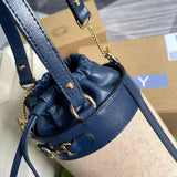 Back view of modern elevated women's handbag – women's designer-style accessory