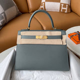 Sculpted bag shown from front angle