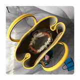 Interior view of chic premium bag