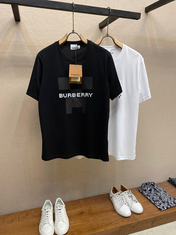 Burberry t-shirt close-up — premium authentic designer style