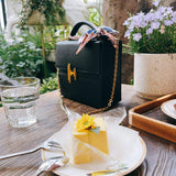Clean-Lined handbag styled for everyday wear