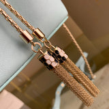 Statement Faux Leather Handbag - Everyday Elegance | Women's Luxury Handbag #1709 - texture close-up (image 9) of designer-inspired handbag