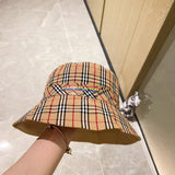 Side view of Burberry unisex cap