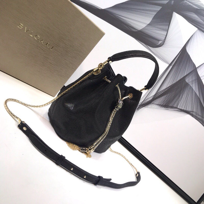 Sophisticated Vegan Leather Handbag - Smooth Faux-Leather Exterior | Women's Fashion Handbag #1771 - side angle view (image 2) of designer-inspired handbag