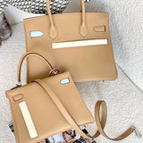 Close-up detail of curated bag design