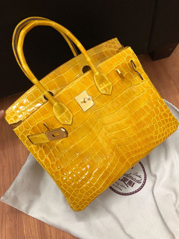 Understated bag shown from front angle