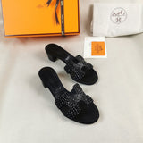 Hermes sandals Style 148 - logo and branding close-up