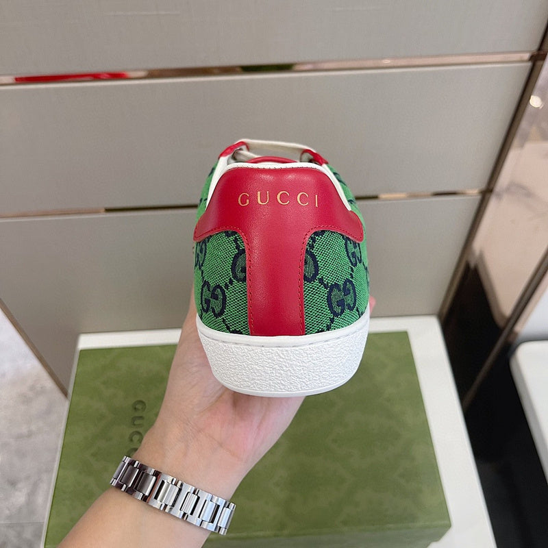 Gucci fresh white-and-black luxury sneakers view 5 streetwear statement look