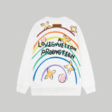 Side profile of Louis Vuitton luxury clothing with contemporary cut