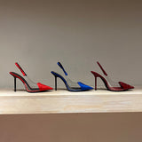Three-quarter angle view of Saint Laurent luxury piece style No.098