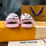 Louis Vuitton luxury shoes detail shot