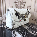 Contemporary Premium PU Leather Handbag - Everyday Elegance | Women's Statement Accessory #830 - close-up detail shot (image 3) of designer-inspired handbag