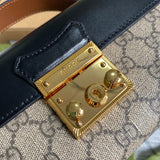 Handle and strap detail of chic refined women's handbag – women's premium purse