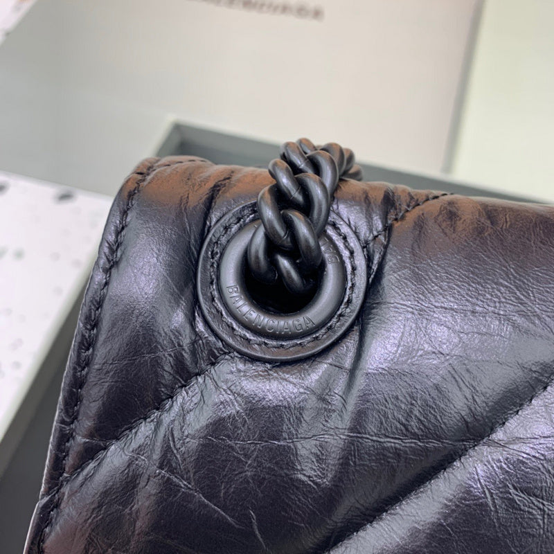 Structured Premium PU Leather Handbag - Sleek Minimalist Lines | Women's Fashion Handbag #277 - styled full view (image 7) of designer-inspired handbag