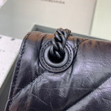 Structured Premium PU Leather Handbag - Sleek Minimalist Lines | Women's Fashion Handbag #277 - styled full view (image 7) of designer-inspired handbag