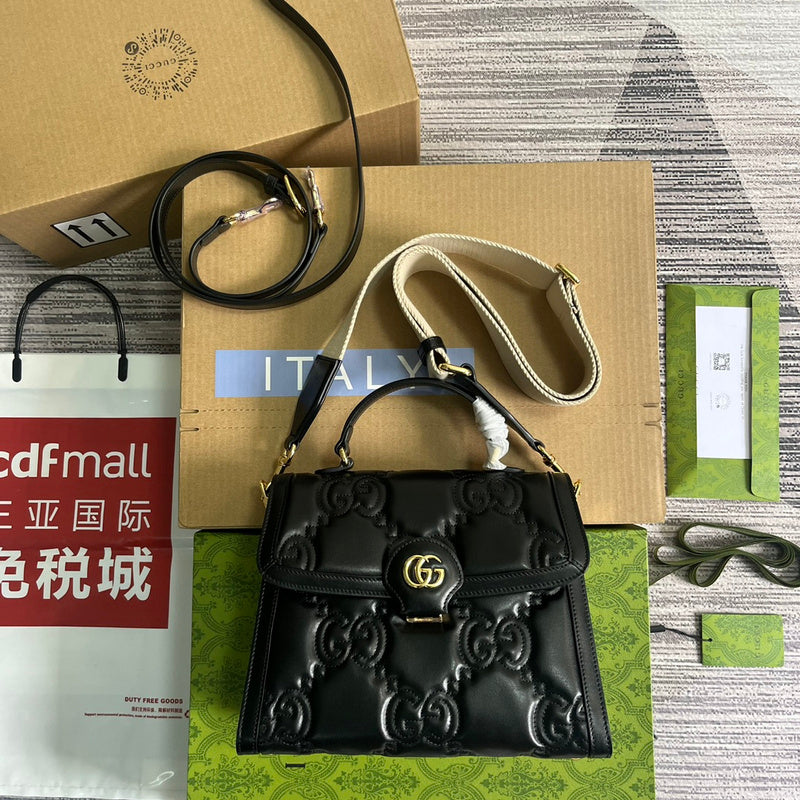 Front view of sleek refined women's handbag – women's everyday handbag