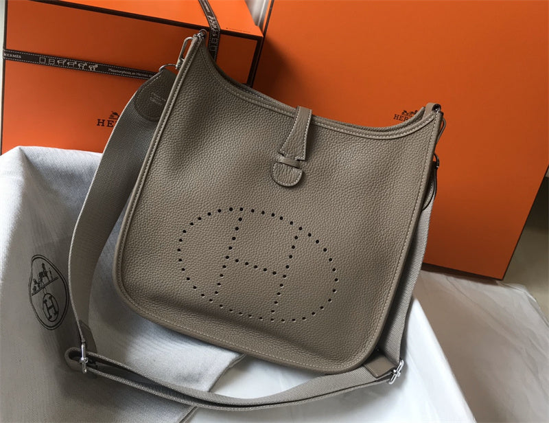 Side view of elegant structured handbag
