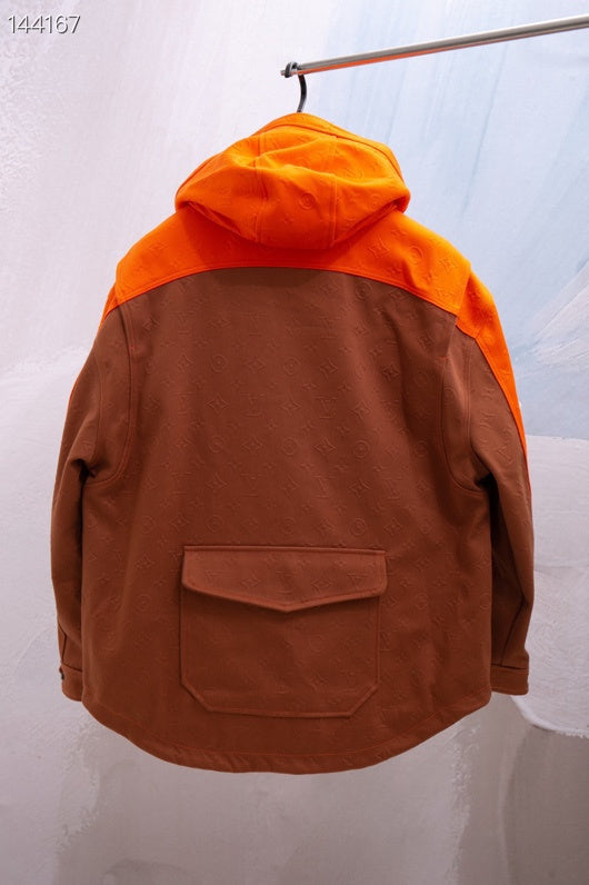 Side profile of Louis Vuitton luxury clothing with streetwear-inspired cut