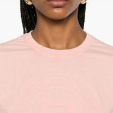 Close-up of Fendi tee shirts hardware and fine stitching