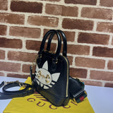 Front view of classic structured women's handbag – women's statement bag