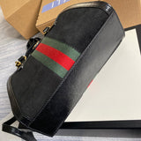 Handle and strap detail of premium signature women's handbag – women's designer-style accessory
