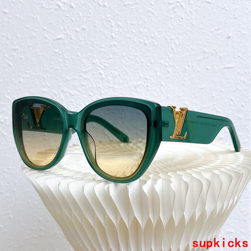 Lifestyle view of Louis Vuitton unisex sunglasses