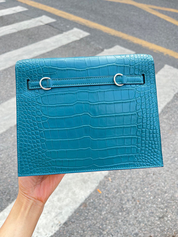 Close-up detail of minimalist bag design