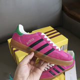 Gucci bold contrast luxury sneakers view 7 minimalist modern build