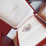 Angled view of Cartier unisex jewelry piece