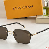 Angled view of Louis Vuitton unisex sunglasses