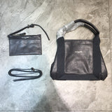 Polished Premium PU Leather Handbag - Sleek Minimalist Lines | Women's Fashion Handbag #783 - front view (image 1) of designer-inspired handbag