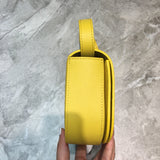 Statement Vegan Leather Handbag - Sleek Minimalist Lines | Women's Luxury Handbag #813 - close-up detail shot (image 3) of designer-inspired handbag