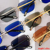 Close-up detail view of Cartier unisex sunglasses