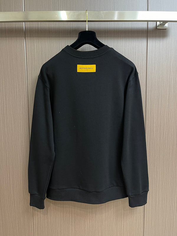 Side profile of Louis Vuitton luxury clothing with tailored silhouette