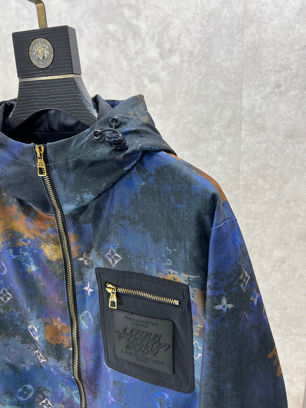 Full styled look of Louis Vuitton luxury clothing with runway-inspired design