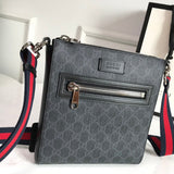 Front view of modern signature women's handbag – women's statement bag