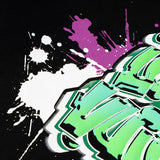 Close-up detail shot of Louis Vuitton cotton t-shirt with contemporary cut