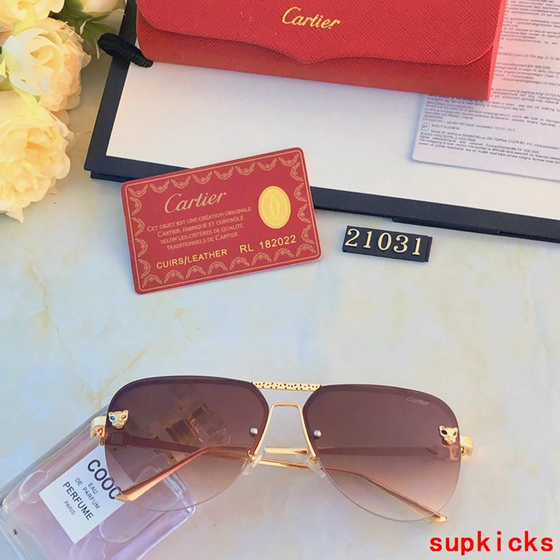 Lifestyle view of Cartier unisex sunglasses
