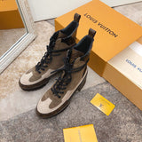 Close-up of Louis Vuitton shoes craftsmanship
