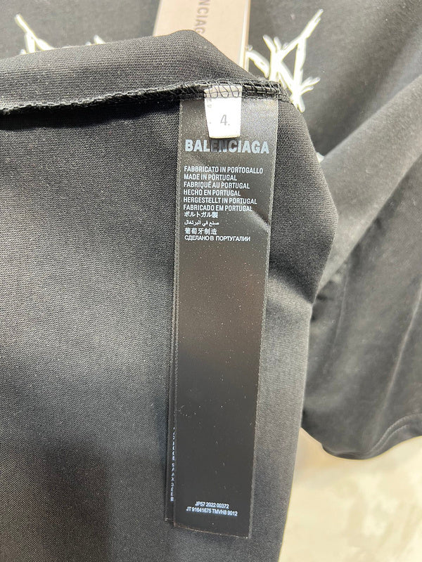 Balenciaga t-shirt styling view — premium authentic designer style
