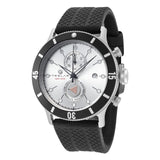Close-up detail view of Teslar men's watch