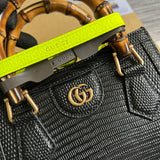 Back view of statement premium women's handbag – women's luxury accessory