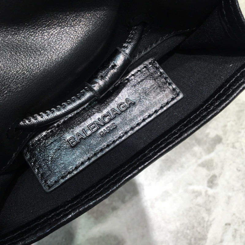 Statement Vegan Leather Handbag - Smooth Faux-Leather Exterior | Women's Designer-Inspired Purse #204 - side angle view (image 2) of designer-inspired handbag